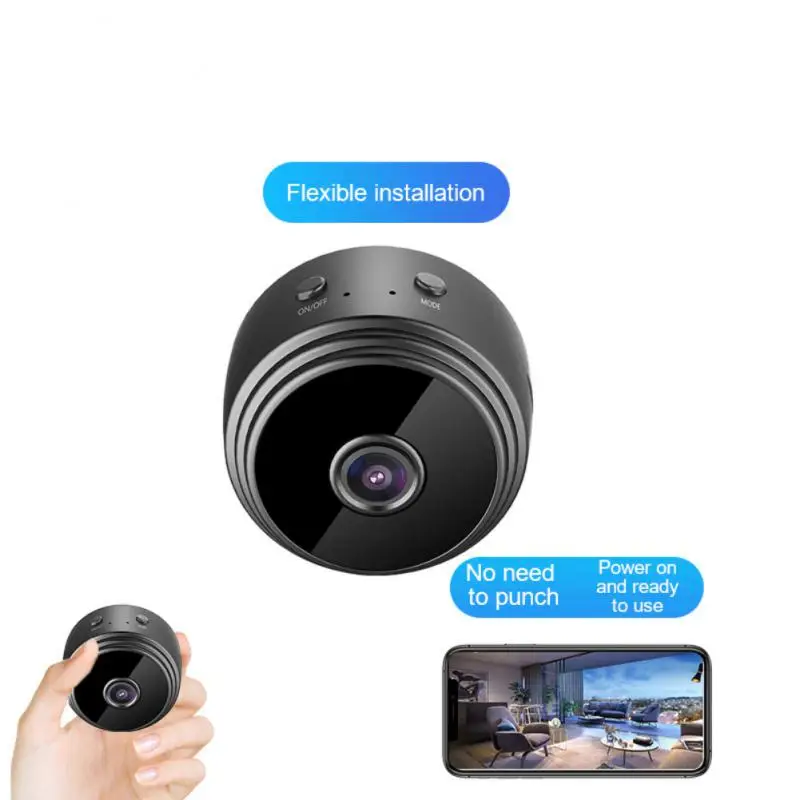 

A9 Wireless WiFi P2P Network Camcorder 1080P IP Camera Smart Security IR Night Vision Outdoor Sports Mini Camera For Home Car