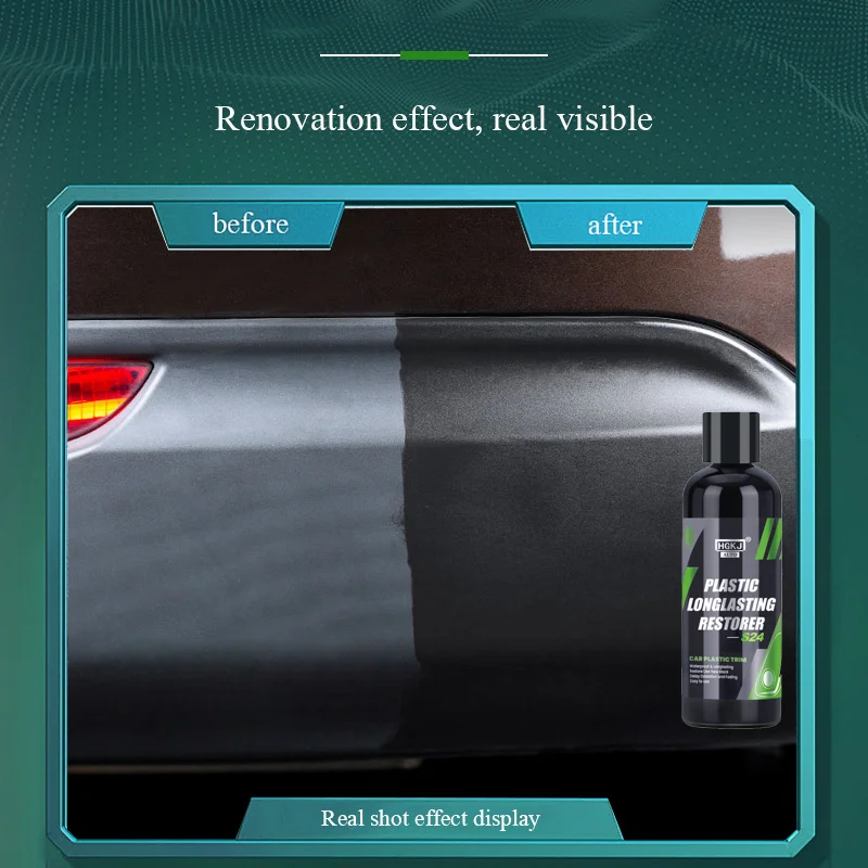 Plastic Restorer Back To Black Gloss Car Cleaning Products Auto Polish And Repair Coating  Renovator For Car Detailing HGKJ 24