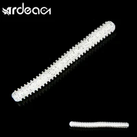 ardea soft worm stick bait 100mm6pcs noodle silicone screw thread maggot fishing lure artificial spinner bass simulation tackle