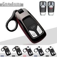 zinc alloy car remote key cover case shell for audi a4 b9 a5 a6l a6 s4 s5 s7 8w q7 4m q5 tt tts rs coupe styling accessories