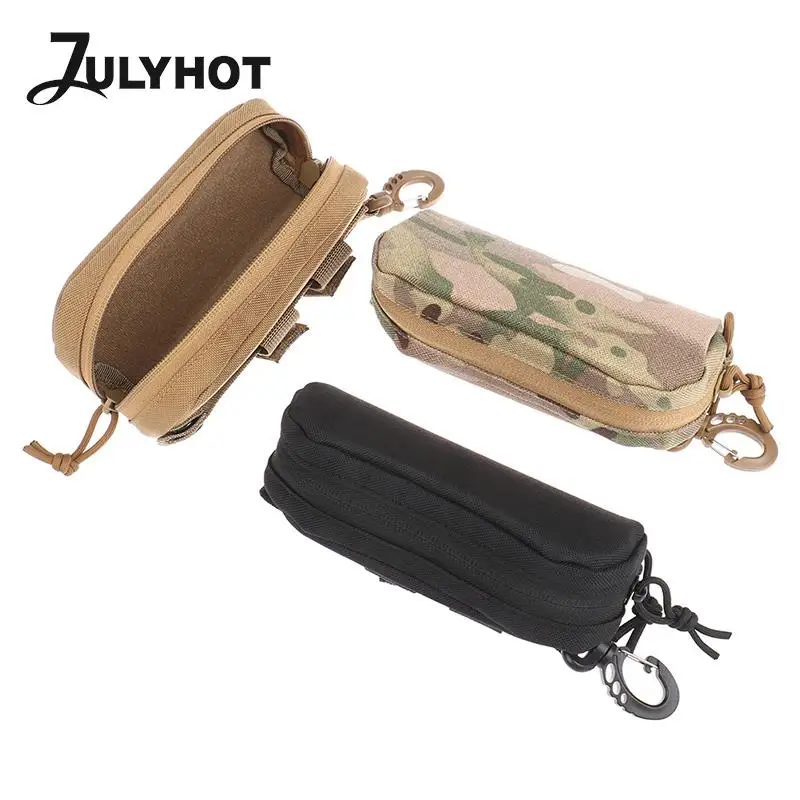

Тактический футляр для очков Molle, повседневная поясная сумка для солнцезащитных очков, универсальные военные армейские аксессуары для охоты, органайзер, футляр для очков