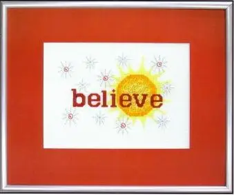 

Крестообразное изделие для рукоделия верьте, рукоделие из хлопчатобумажной ткани, вышивка, рукоделие, счетное крестообразное искусство