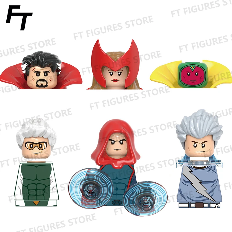 Экшн-фигурки из сериала Westview мини-кирпичи красная ведьма скоростная кукла