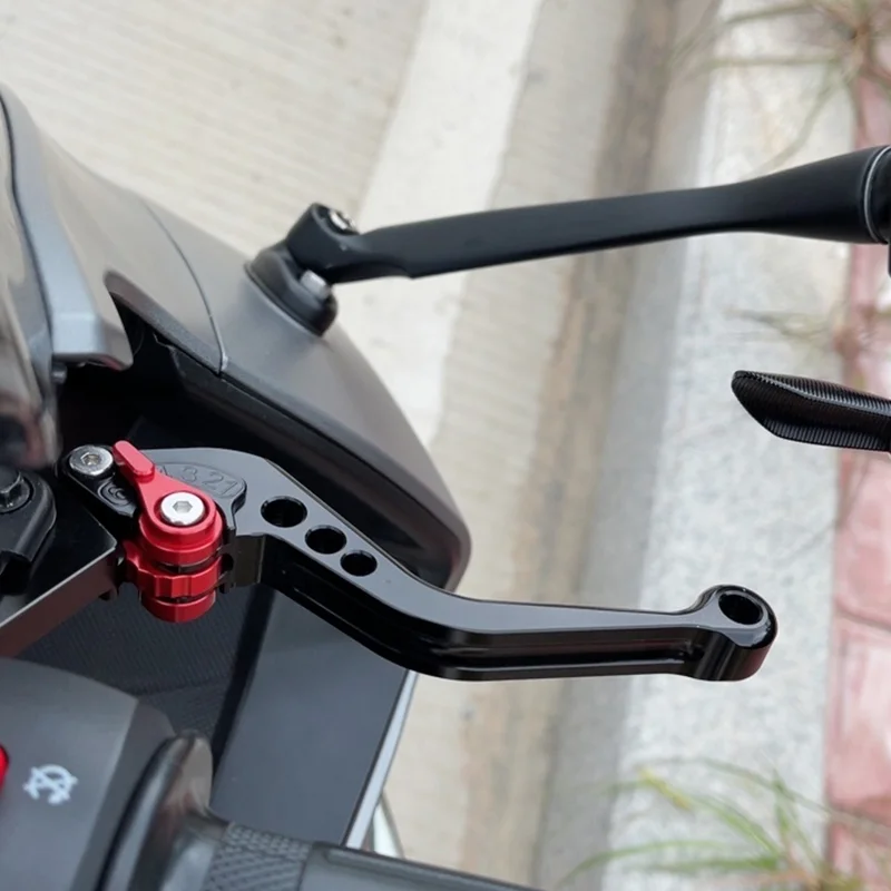 Фото Мотоциклетный регулируемый короткий рычаг сцепления тормоза tmax560 на руль для YAMAHA TMAX560 T-MAX 560 TECH MAX TMAX 2019 20 21 22 2023 №2