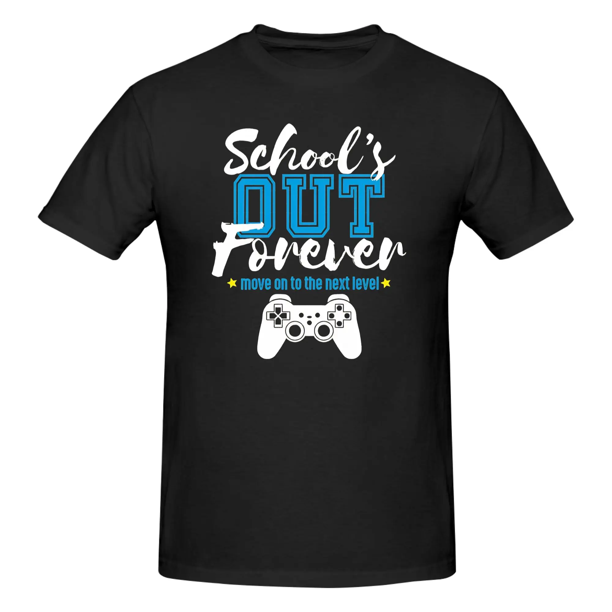 1 шт. футболка Life Next Level с забавным принтом, 100% хлопок, футболка School's Out Forever, топы и футболки для мужчин (art.: 3920da8e03b34) - 3920da8e03b34