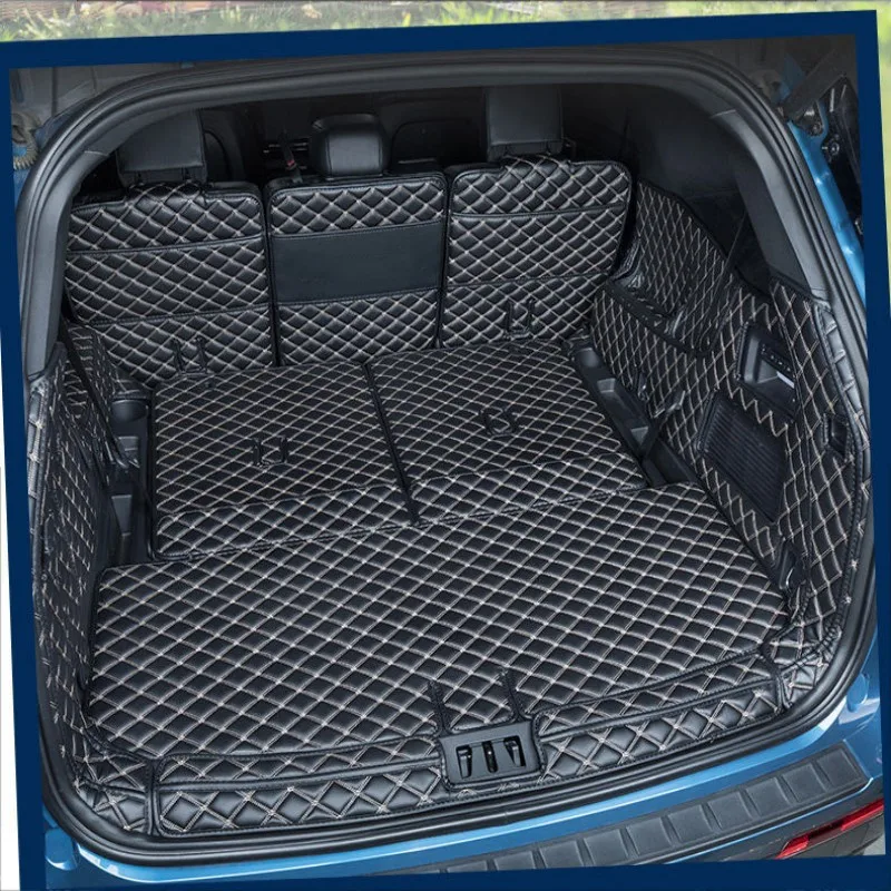 

Aksesori Mobil pelindung tikar bagasi matras kulit Catpet penutup Interior bagian Auto Styling untuk Ford Explorer 2023