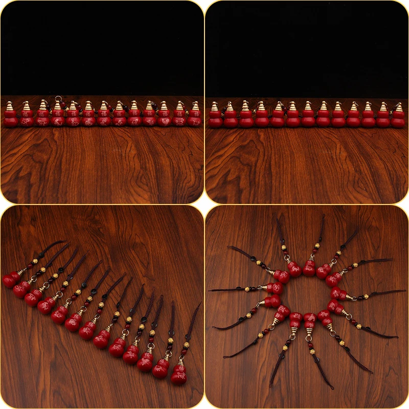 Киноварь Красный Калабас Подвеска Полая Бутылка Упаковка Можно Открыть