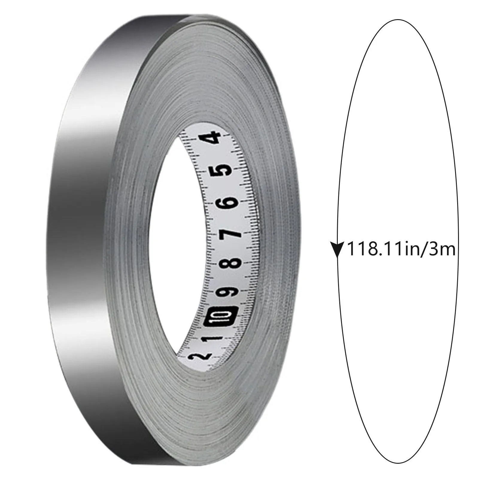 Самоклеящаяся измерительная лента устойчивая к ржавчине прочная линейка для