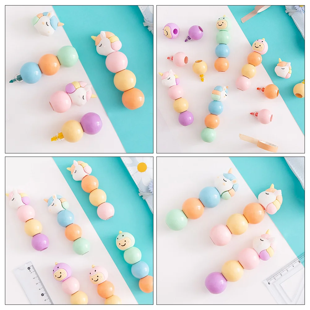 Цветные маркеры для детей Радужный хайлайтер портативные ручки студентов