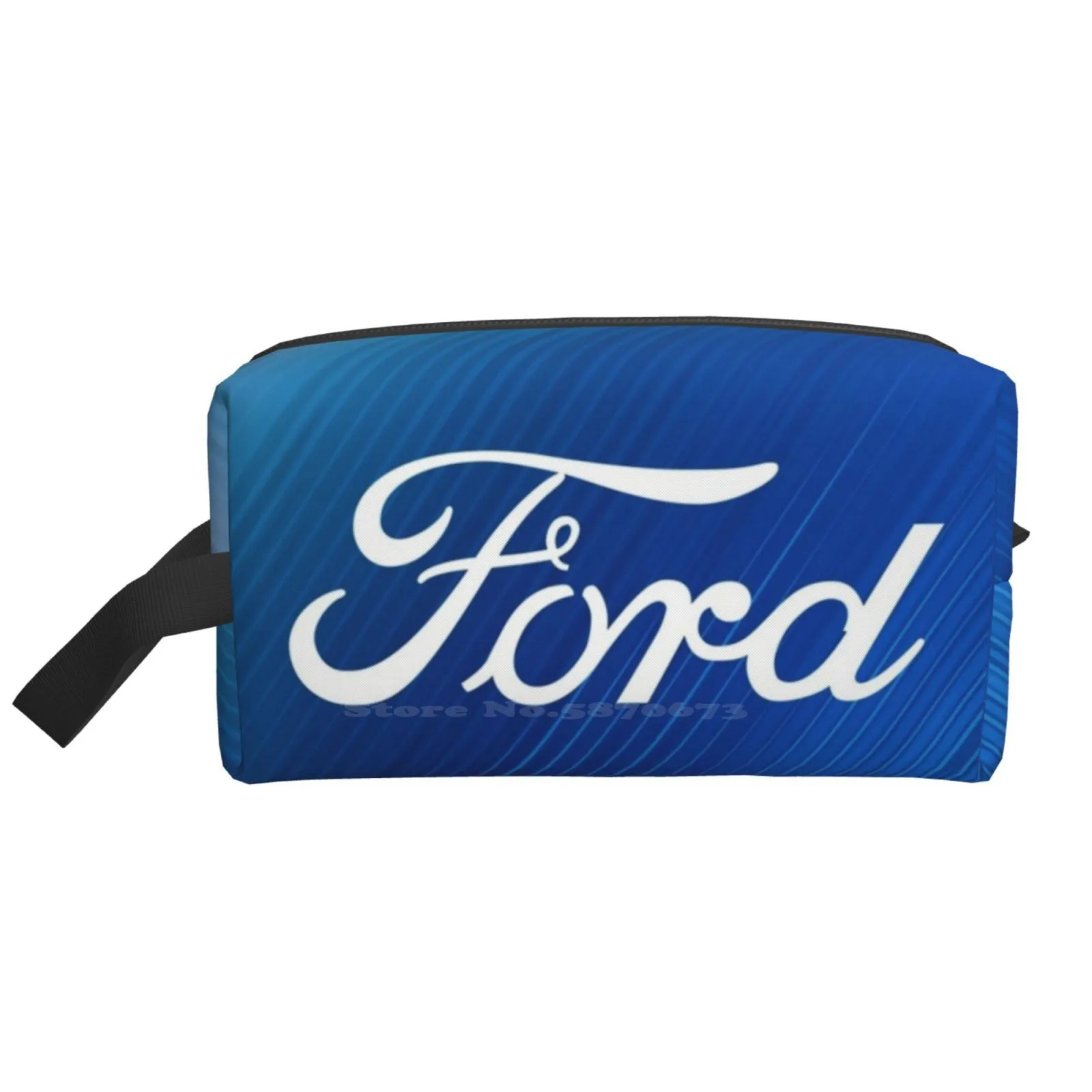 

Футболка с градиентным логотипом Ford Motors, Спортивная дорожная сумка для хранения в ванной комнате, автомобильный логотип большого размера с градиентом