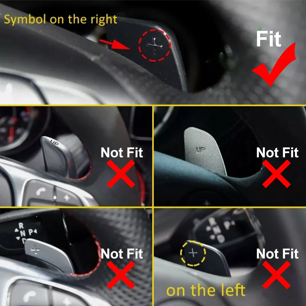 Удлиненный рычаг переключения передач на руле автомобиля для Mercedes Benz A B C E M R CLA GLK