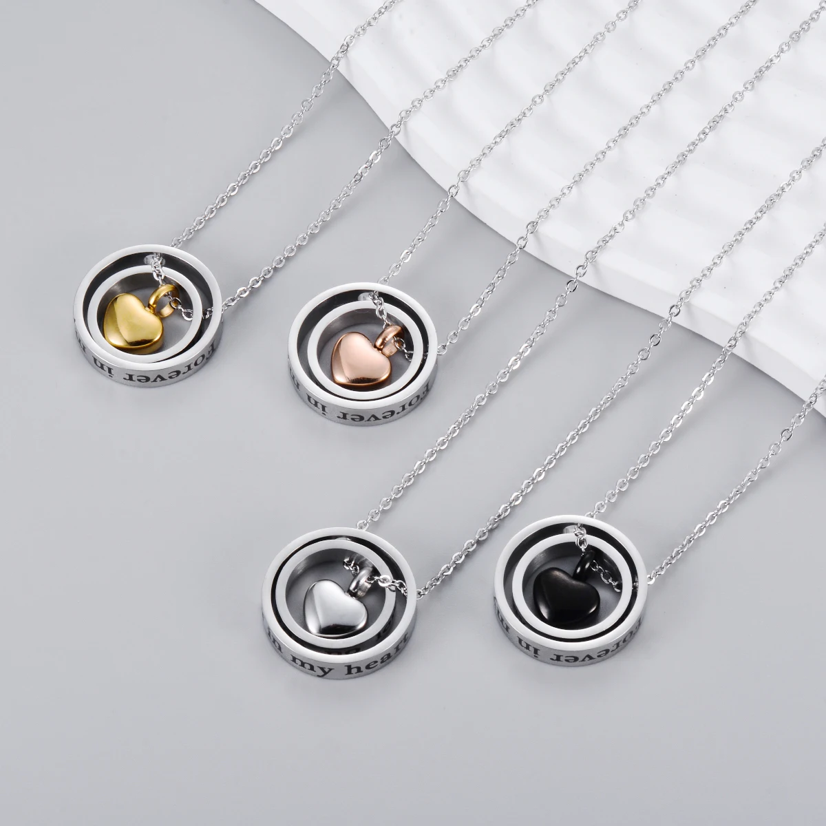 Кулон в стиле унисекс 4 цвета больше не на моей стороне вечно моем сердце