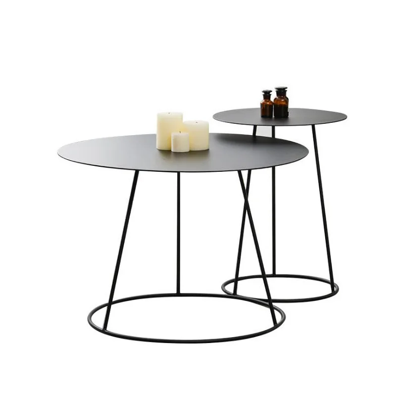

Nordic Fashion Designer Small Apartment Home Living Room Coffee Table Office Home Sofa Side Round Small Coffee Table