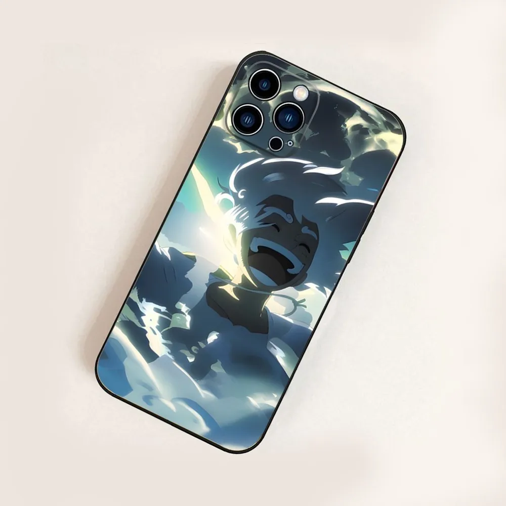 Чехол для телефона L-Luffy Gear 5 O-One-P-Piece iPhone 16 15 14 13 12 Mini 11 Pro XR X XS MAX 7 8 Plus силиконовый