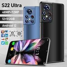 Smartphone S22, Version globale, téléphone portable Ultra, écran de 2022 pouces, 12 go de ram, 6.93 go de rom, Android, 512 mah, 4G5G, double SIM, débloqué, 6800  (1)