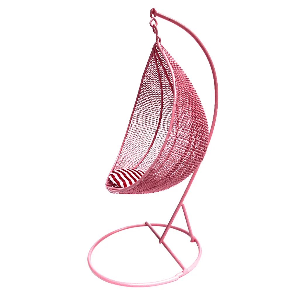 

Chair Swing Mini Miniature Toy Hammock Furniture House Rocking 12 Hanging Garden Model Egg Accessories Scene Accessory Scale