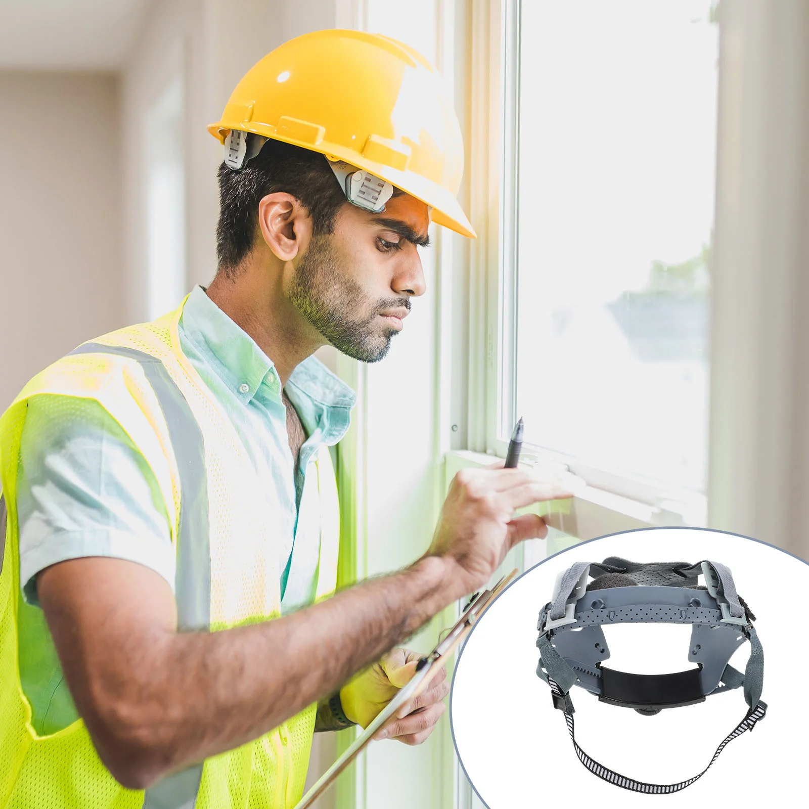 Наружная подкладка каска строительная ткань сменная вставка для подвески