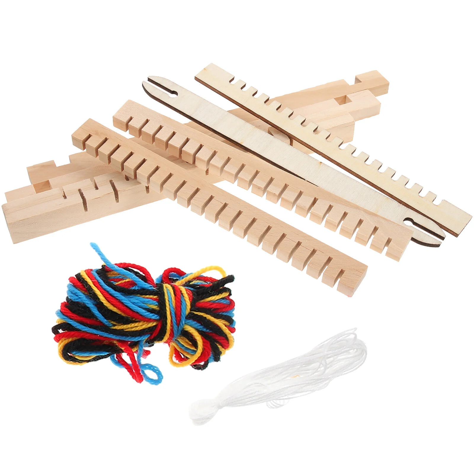 

Creative Weaving Machine Loom Toy Kindergarten Childrens Toys Sewing Novelty Knitting Wooden DIY Handmade Child Toys Girls