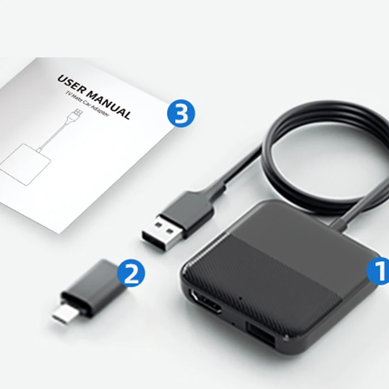 

OTTOMOTION Car Tv Mate HDMI мультимедийный адаптер проводной и беспроводной Carplay видео конвертер для Google Android TV Stick Game Box