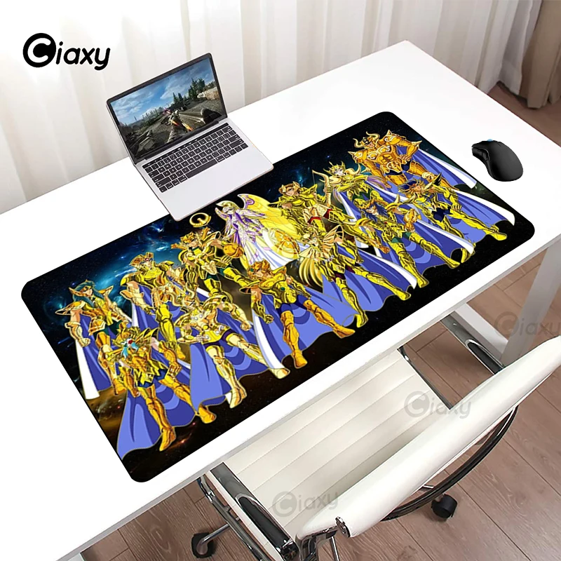 

3d коврик для мыши Xxl Saint Seiya, игровые аксессуары, резиновый коврик, геймерская клавиатура, большая мышь, коврик для геймеров, ПК, кабинета, ковр...