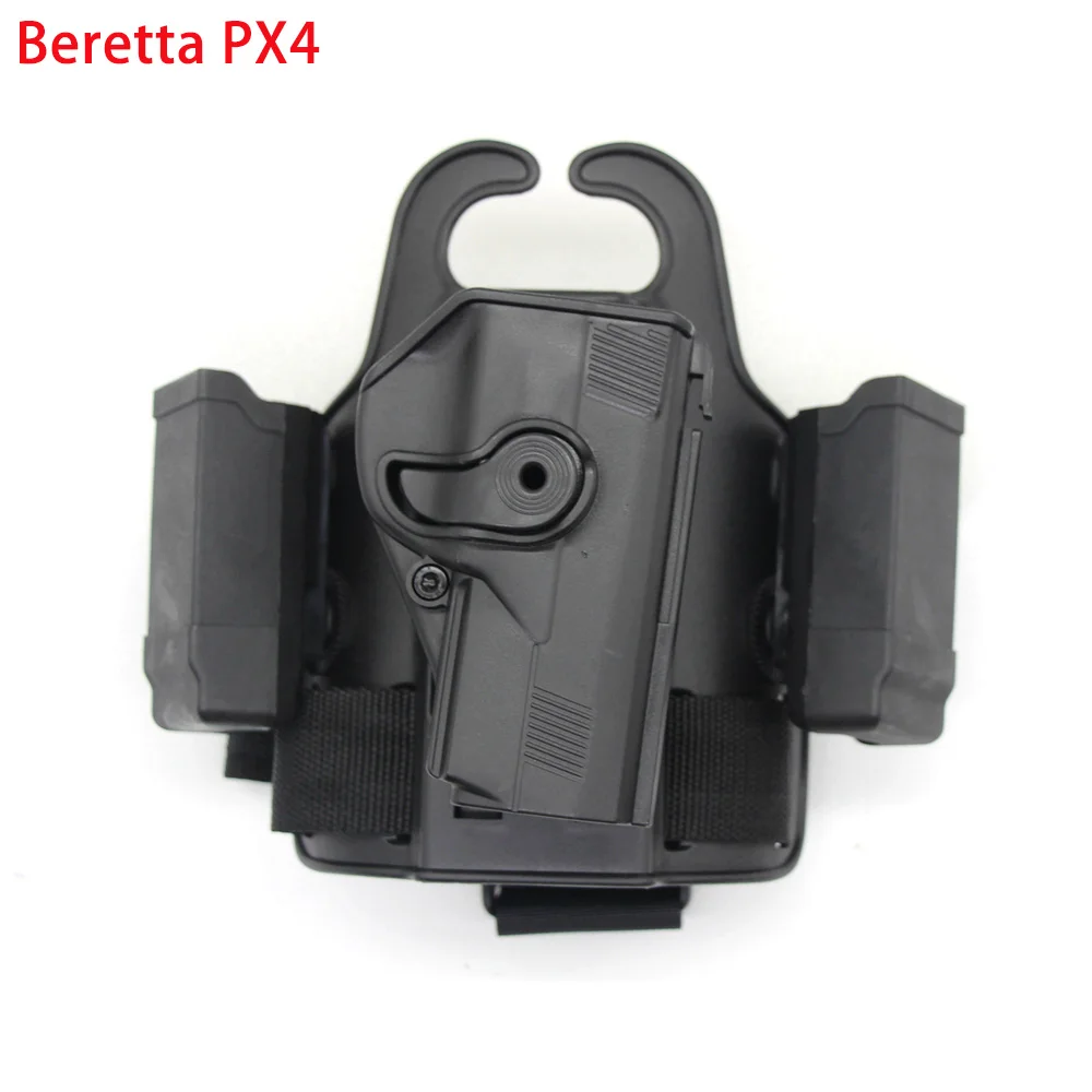 Тактическая кобура Glock 17 Beretta M9 Colt 1911 двойная сумка для магазина 9 мм одинарная