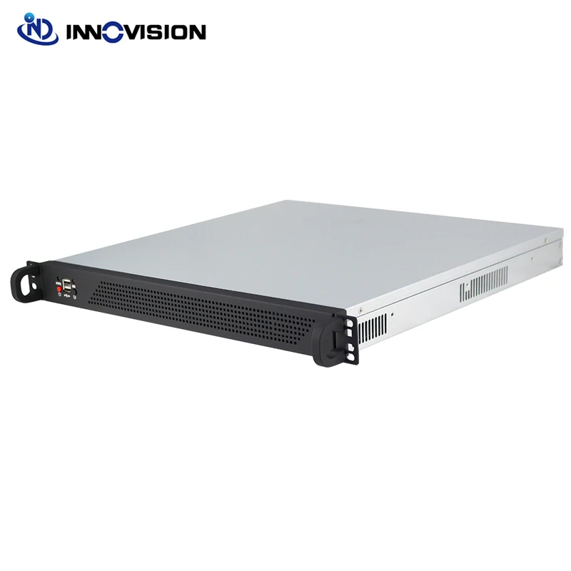 Compact 1U 420MM Depth  Rackmount Server Chassis Support Install Max 12x96