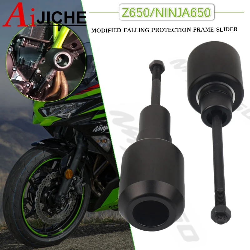 

Motorcycle Falling Protection Frame Slider Fairing Guard Anti Crash Pad Protector For KAWASAKI Z650 Z 650 NINJA 650 NINJA650