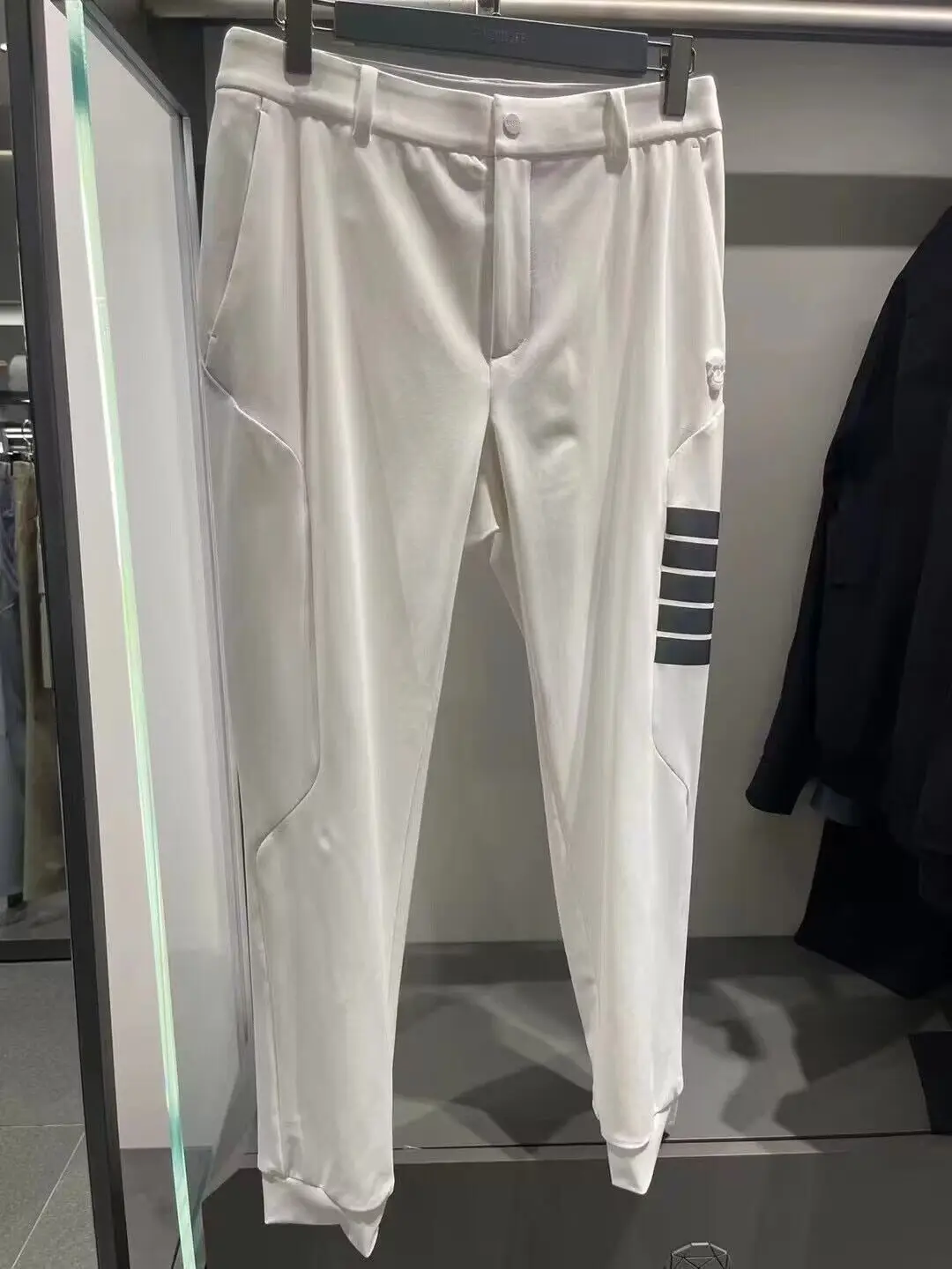 2023 Golf Pants Spring and Summer Leisure Korean Golf Trousers with Elastic Bands Solid Color