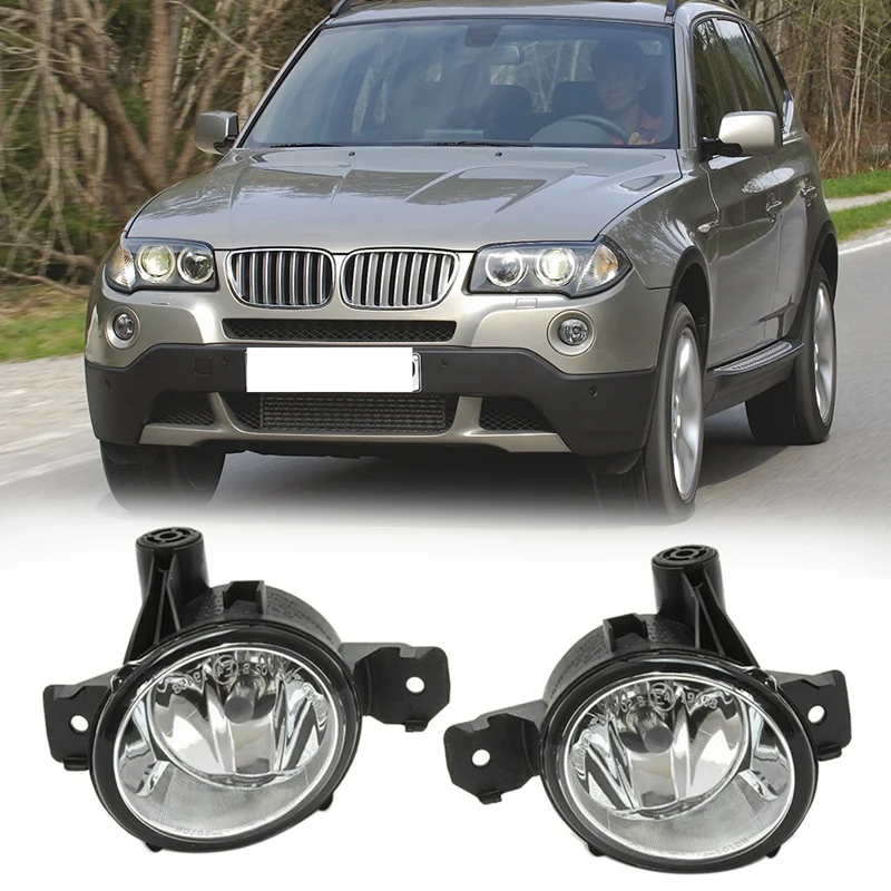 

AU04 -For -BMW X3 X5 E83 E70 2006-2010 Car Styling Front Fog Light Fog Lamp 63176924655 63176924656