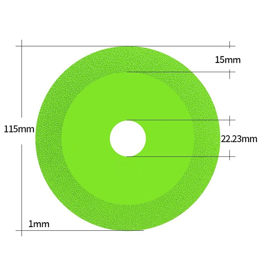 

115/125mm Glass Cutting Disc Diamond Marble Ceramic Tile Jade Grinding Blade Cutter For 100 Type Angle Grinder Power Tool