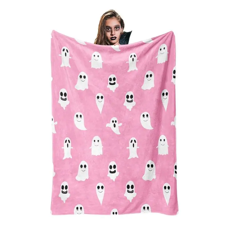 

Throw Blanket For Couch Ghost Throw Blanket For Bedroom Offices Essentials For Bed Couch Kid Room Apartment And Dormitory