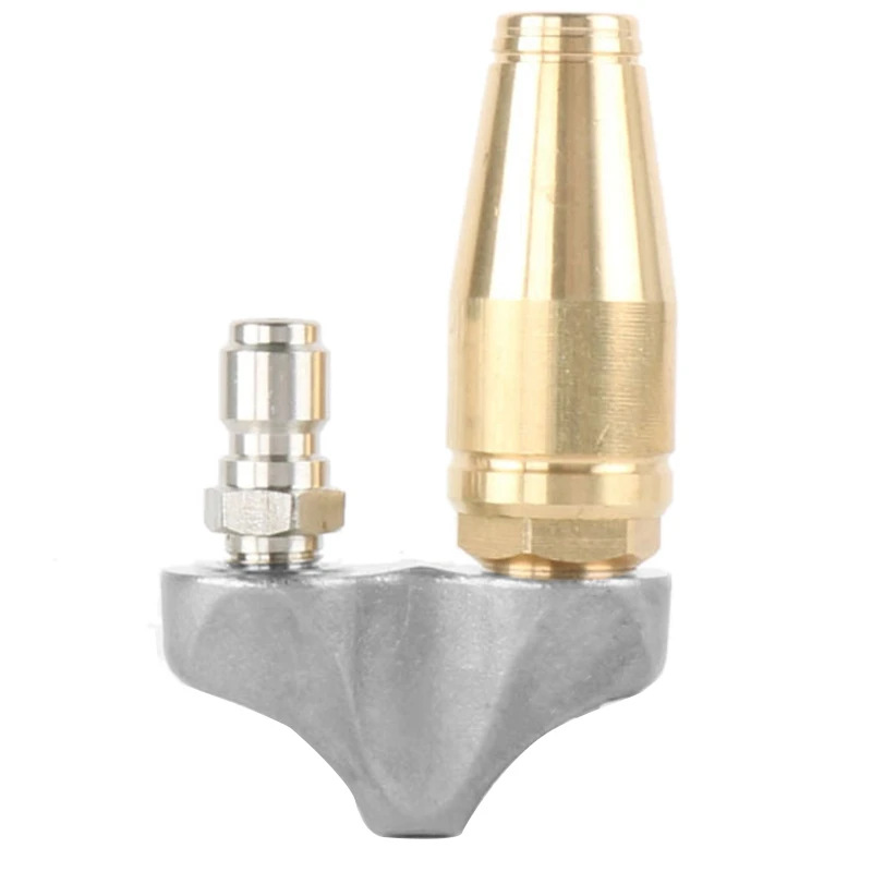 

Cleaning Nozzle Reverse Turbo Nozzle With 3/8 Inch Quick Connect Fitting
