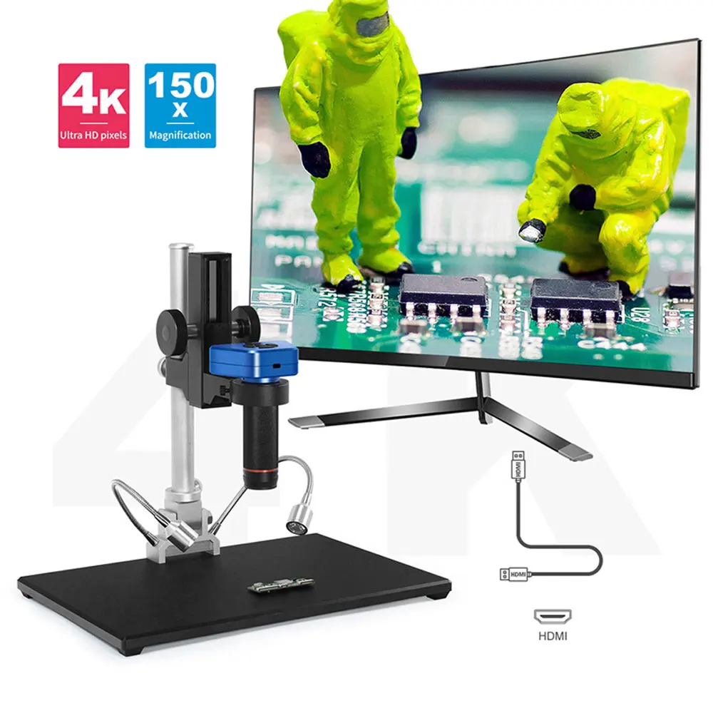 AD1605 Digital Microscope True 4K Ultra HD Electron Industrial Camera Electronic Magnifying Glass