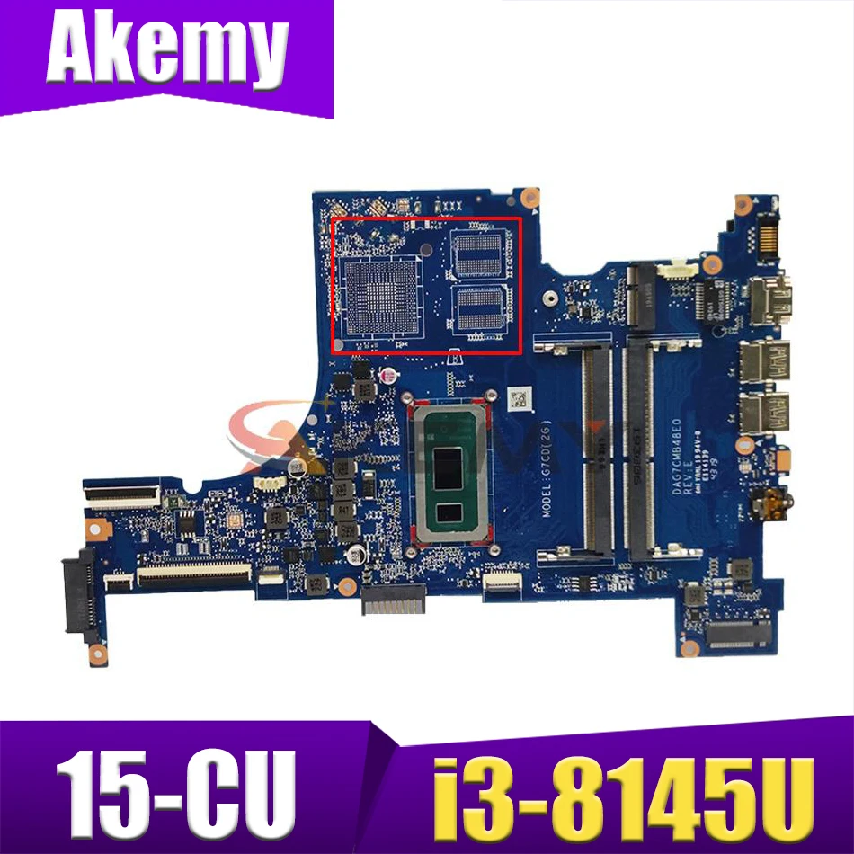 

For HP OMEN 15TCU 15-CU 15-U Laptop Motherboard DAG7CMB48E0 L36253-601 SRFFZ i3-8145U CPU 100% test