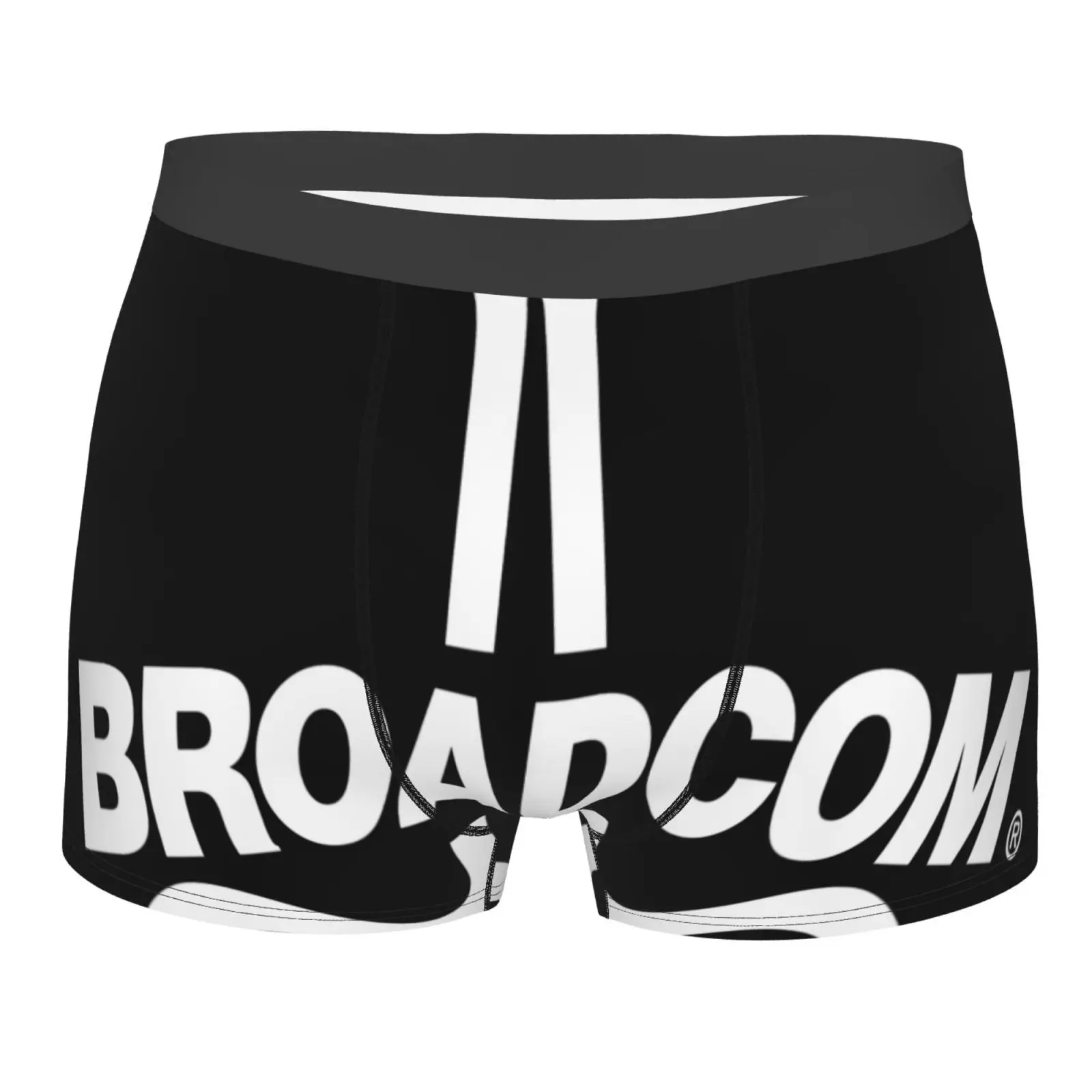 

Трусы-боксеры Broadcom 563 мужские, длинные брифы красного цвета, нижнее белье из полиэстера, s полиэстер, низкие