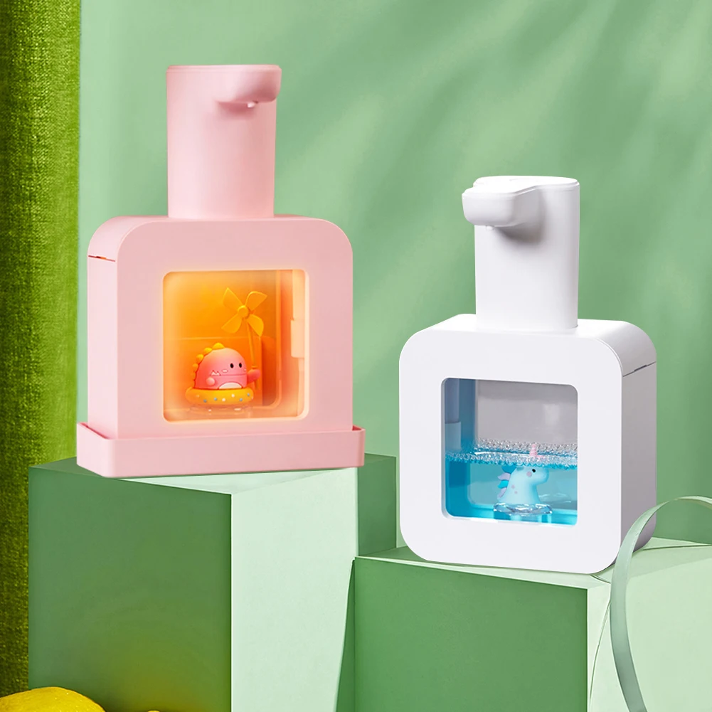 

Automatic Washing Machine Cute Pet Contact Free Hand Sanitizer Wall-mounted Bath Soap Dispenser Household Smart Soap Dispenser