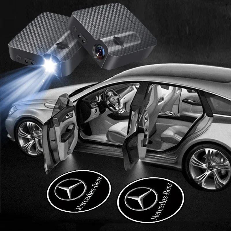Автомобильный светодиодный беспроводной дверной проектор Shadowlight Auto для Mercedes Benz A