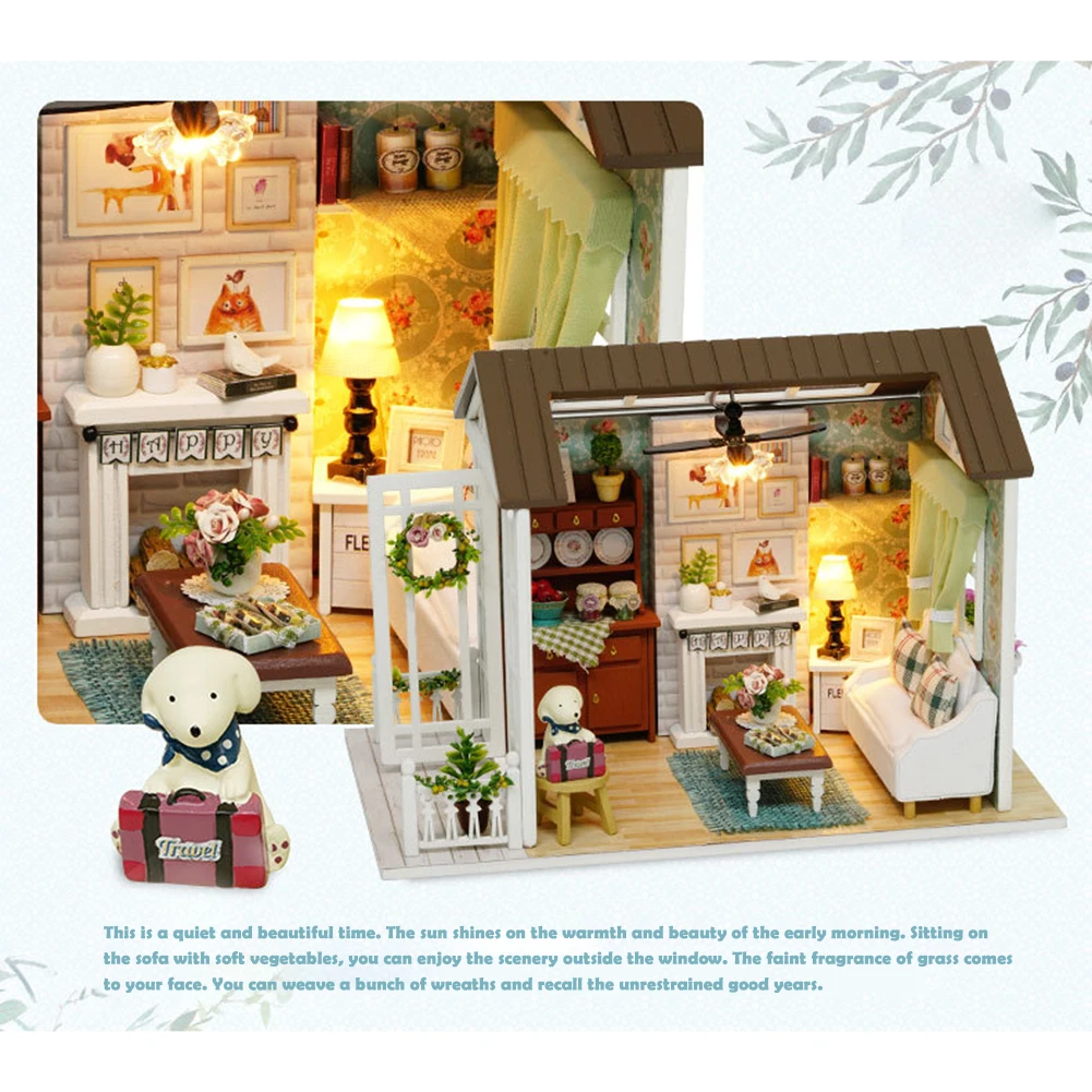 Кинотеатр миниатюрный кукольный домик деревянная коробка для творчества ручная