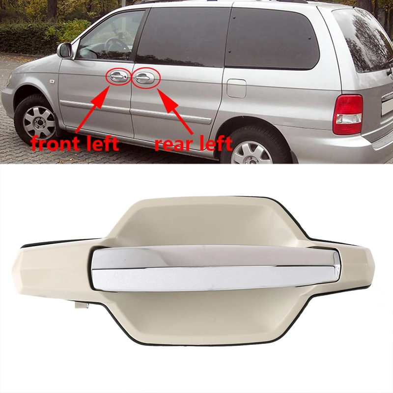 

Яркая бежевая задняя крышка для Hyundai townan 2001-2006, внешняя дверная ручка, запасные части