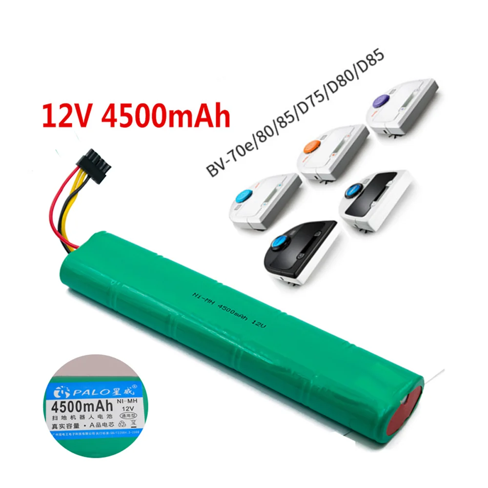 

12V 4500mAh 4.5Ah NI-MH New Replacement battery for Neato Botvac 70e 75 80 85 D75 D8 D85 Vacuum Cleaner battery