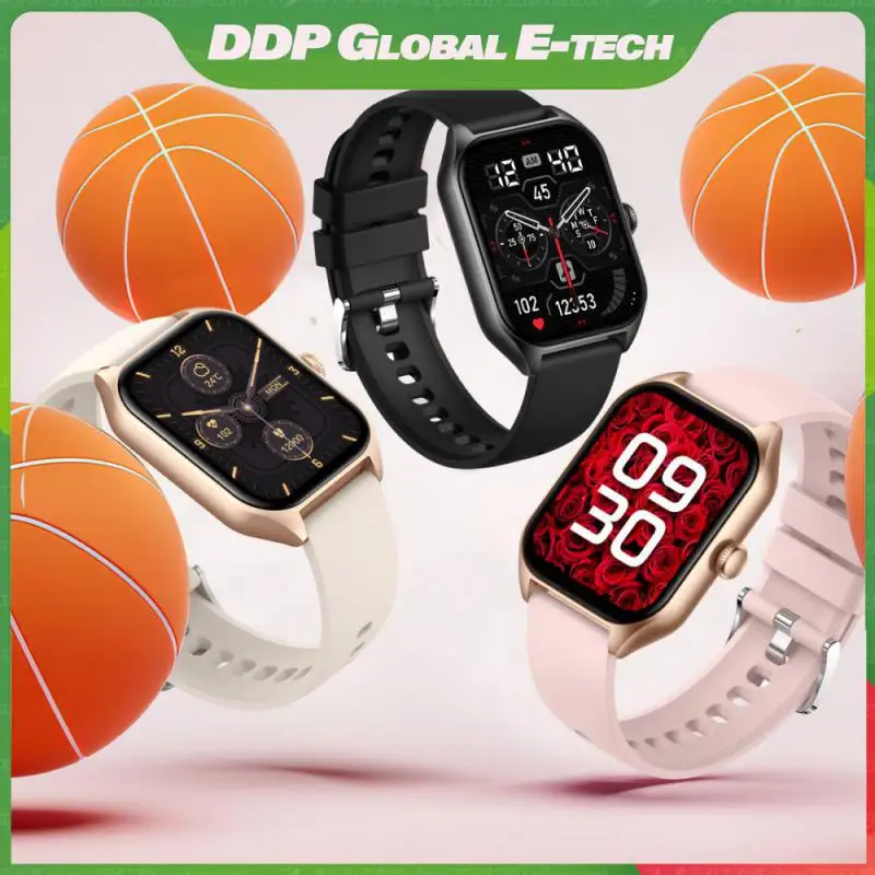 

Steel Band Sports Information Alert Smartwatch Blood Pressure Blood Oxygen Health H40 Smartwatch Full-screen Black Smartwatch