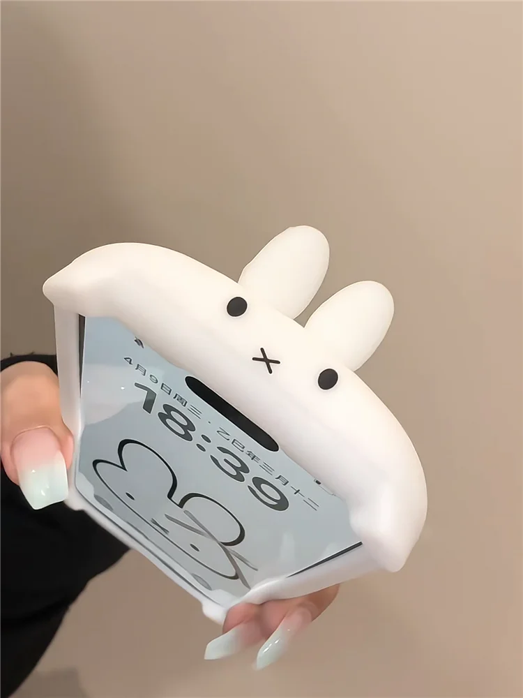 Kawaii чехол для телефона Miffy стереоскопический 111213141516 ProMax все включено силиконовый мягкий корпус анти-падение Рождественская игрушка в подарок (art.: 3920cdc3ef38d) - 3920cdc3ef38d