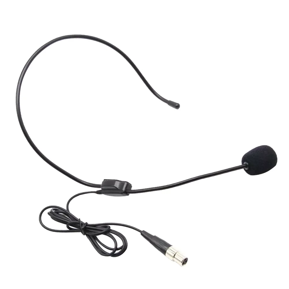 Mini Headset Microphone Stereo For Speaker Wireless TA3F Plug Mall XLR 3 Pins Professional School Head Wear Studio Reduce Noise
