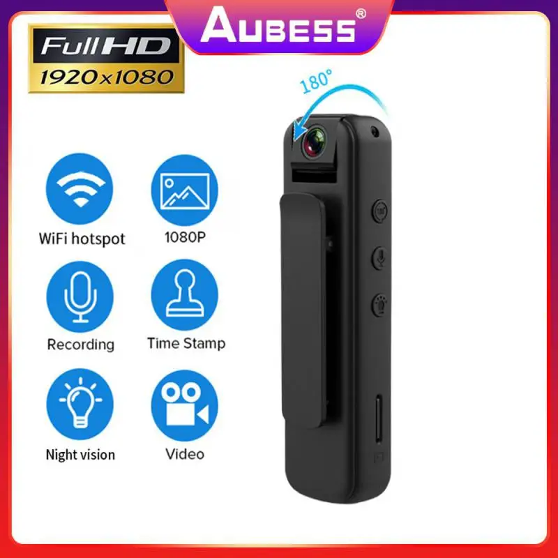 

Sports Dv Magnetic Safety Camera Portable Back Clip Design Mini Digital Camera Mini Recorder Small Portable Camera Pocket Camera