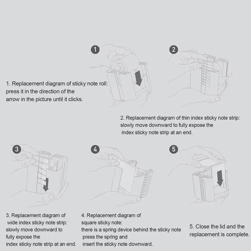 Диспенсер для липких заметок Cube 4-в-1 органайзер бумажного блокнота всплывающий