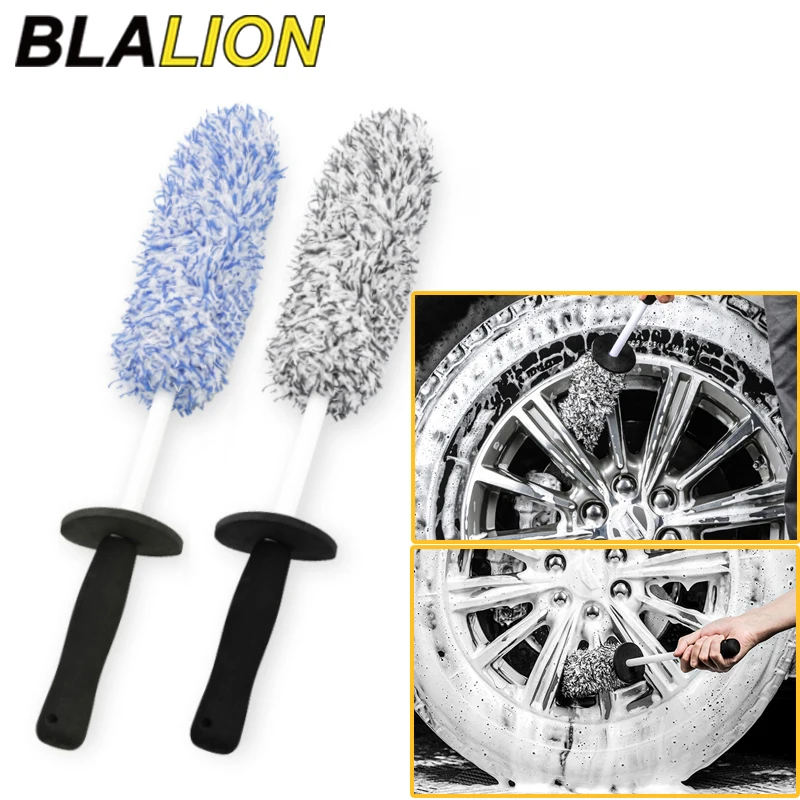 

Щетка BLALION для мойки автомобильных колес, инструмент для чистки автомобиля, портативная плюшевая щетка из микрофибры для мойки обода колес, ...