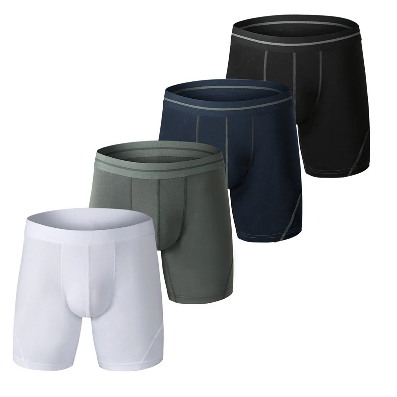 1 шт. мужские хлопковые трусы-боксеры для фитнеса