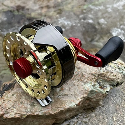 

Fly Fishing Reel Fly Metal Hollow Wire Cup Fishing Wheel Raft Fishing Max Drag: 10 KG Ice Fishing Boat Fishing