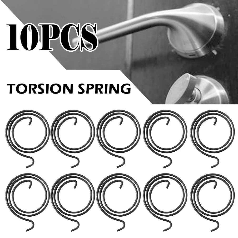 

10-50 Pcs Replacement Spring for Door Knob Handle Lever Latch Internal Coil Repair Spindle Lock Torsion Spring Flat Section Wire
