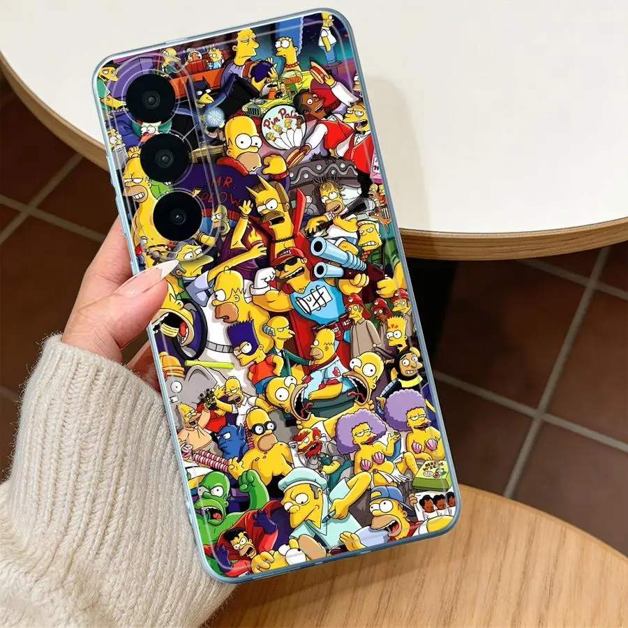 Фото Чехол для телефона Samsung Galaxy S26 Ultra S20 Plus S21 S25 Edge S23Ultra Note 20 Ultra 10 S22 FE S23 Ultra S-simpsons №2